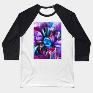 "Beauty Undefined" acrylic abstract Baseball T-Shirt